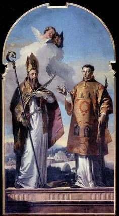 Photo:  Sts. Hermagoras and Fortunatus by Giovanni Battista Tiepolo (1736)